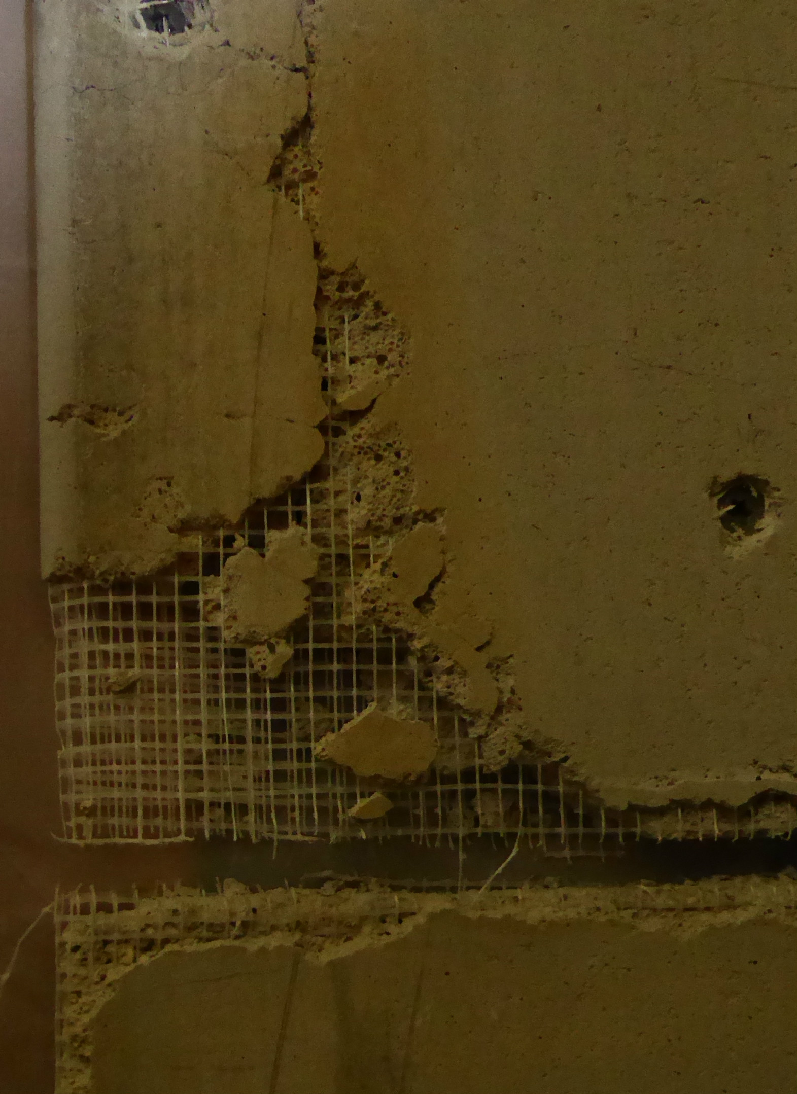 Shower broken cement board corner Love & Improve Life