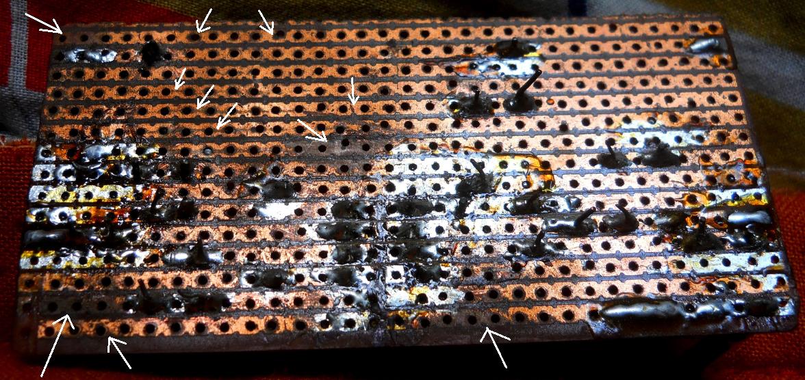 Electronic How to protect veroboard from corrosion/ tarnishing