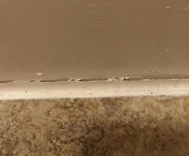 painting Caulk wont stick to baseboards Home Improvement Stack Exchange