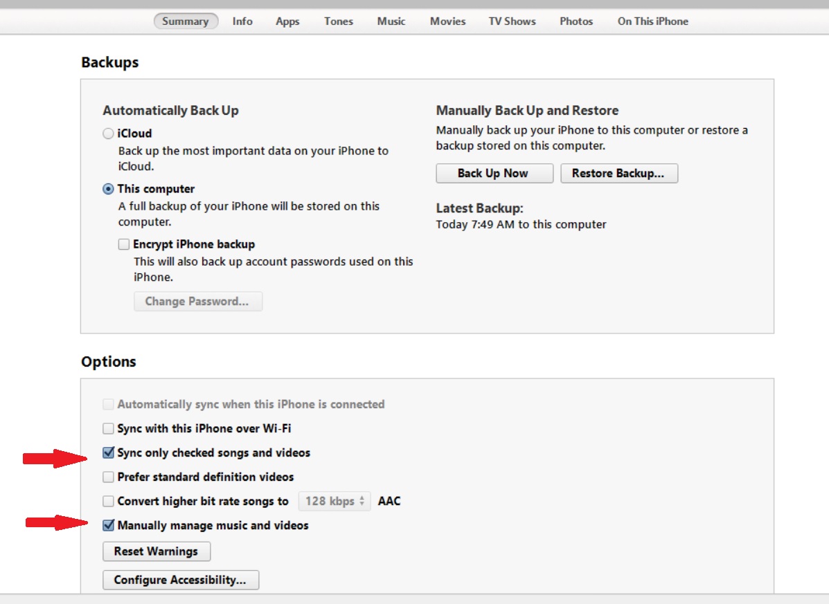 iTunes won't sync music library back to iPhone 6 or 5 Ask Different
