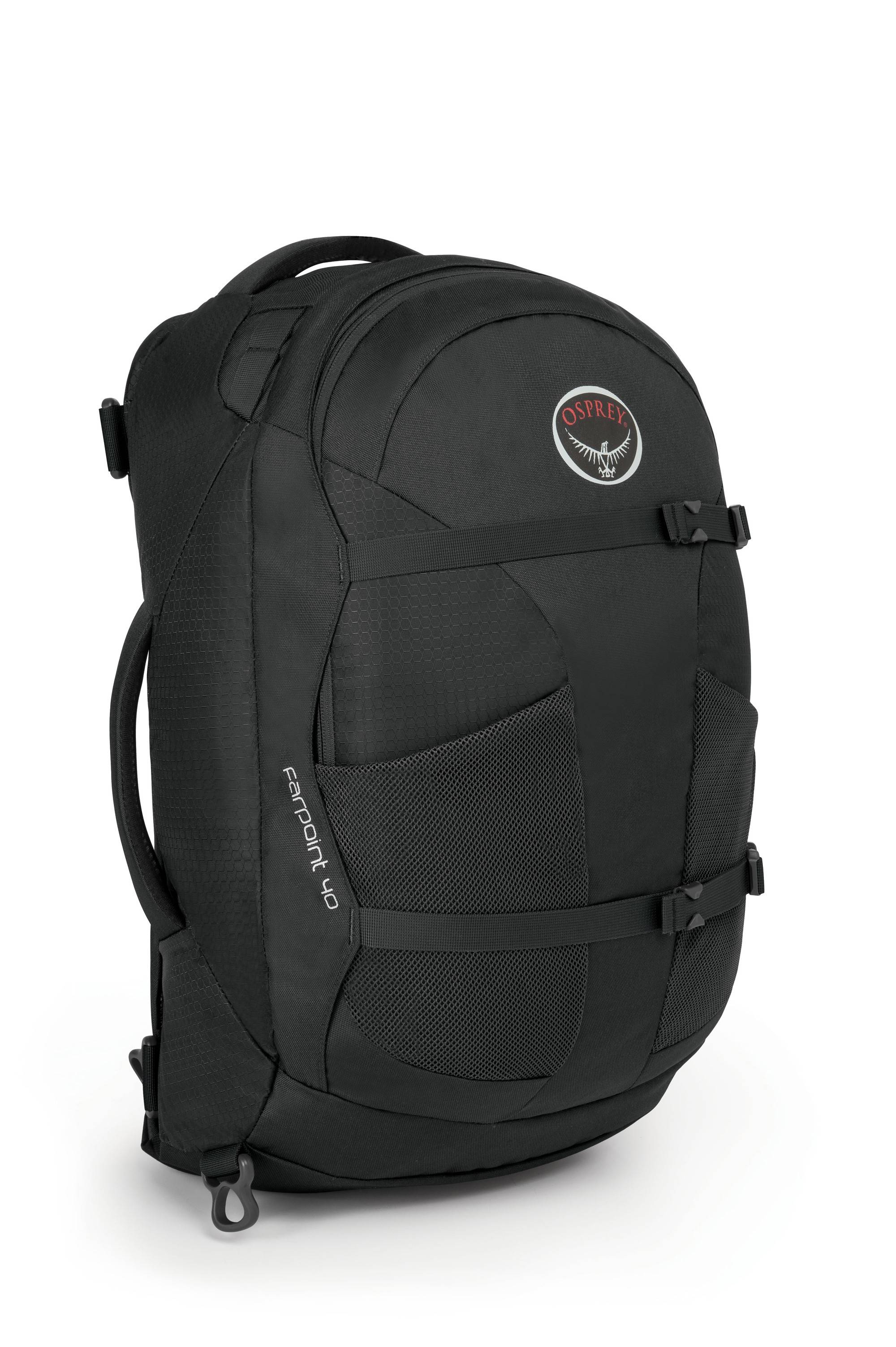 luggage Would Osprey Farpoint40 rucksack fit (onto laptop sleeve) 17