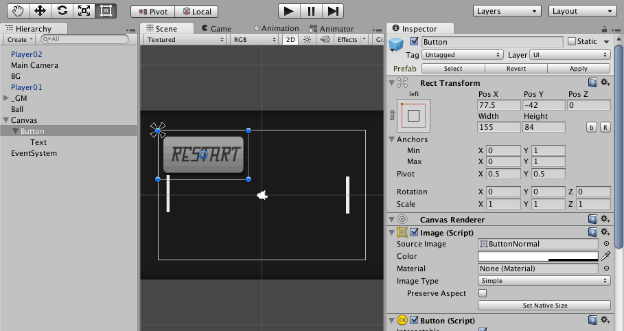 Make UI Button Image Size Independent of Screen size Unity Game