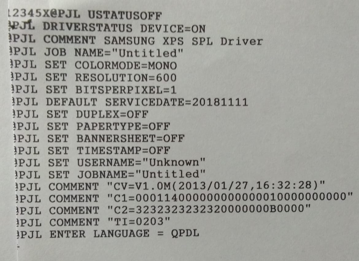 Why is my EPSON L130 printer printing pages with lines all starting