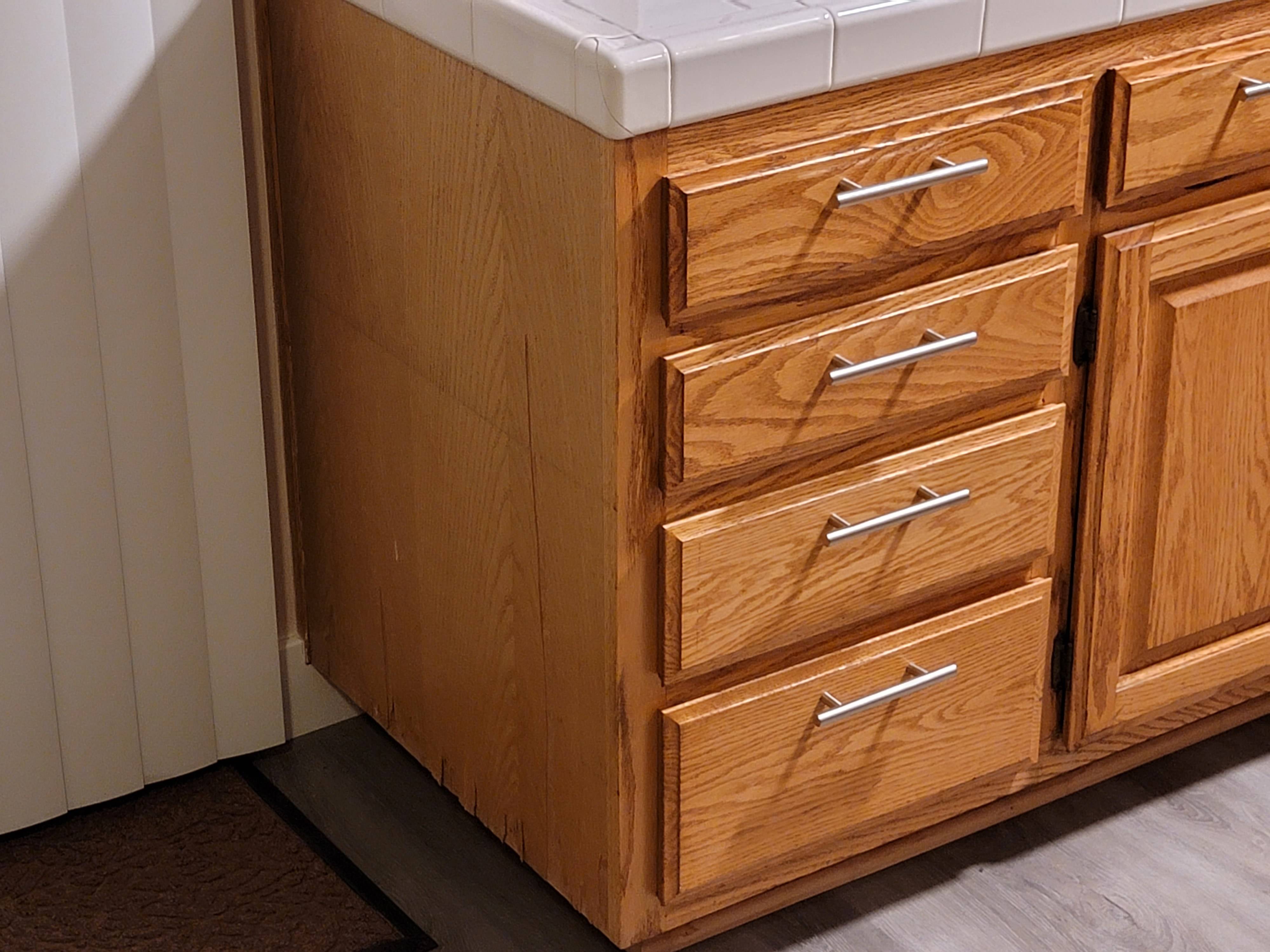 wood Repair Side of from Cat Scratches Home Improvement