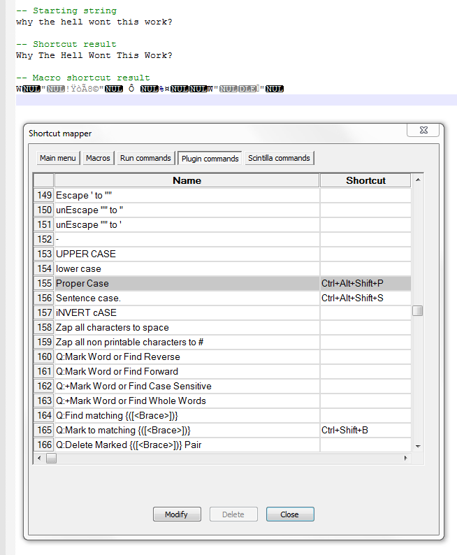 Notepad++ macro not working correctly Notepad++ Community