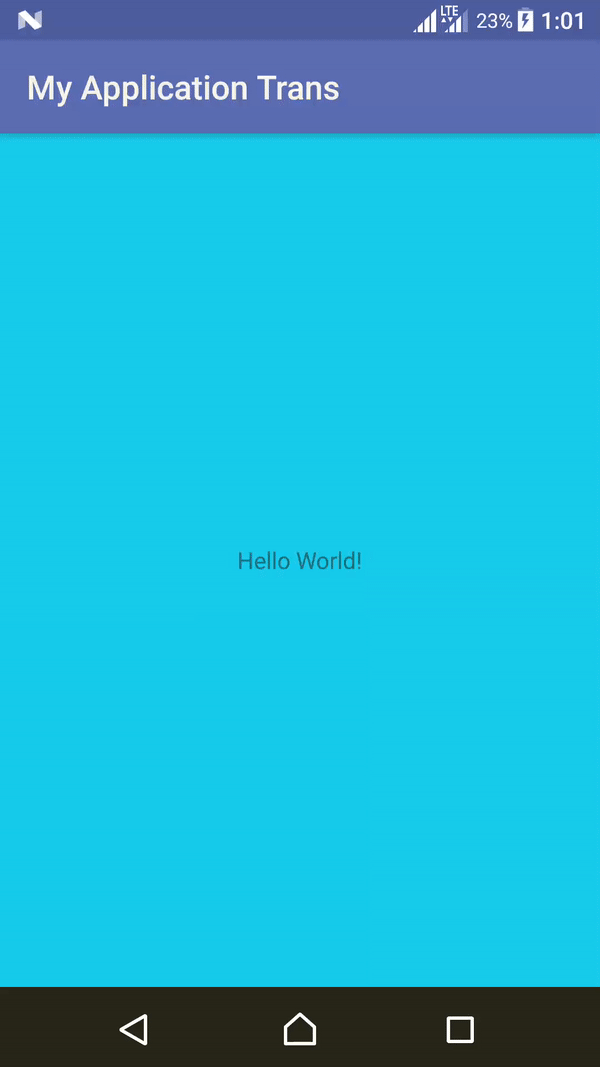 Android Activity animation slide from bottom iTecNote