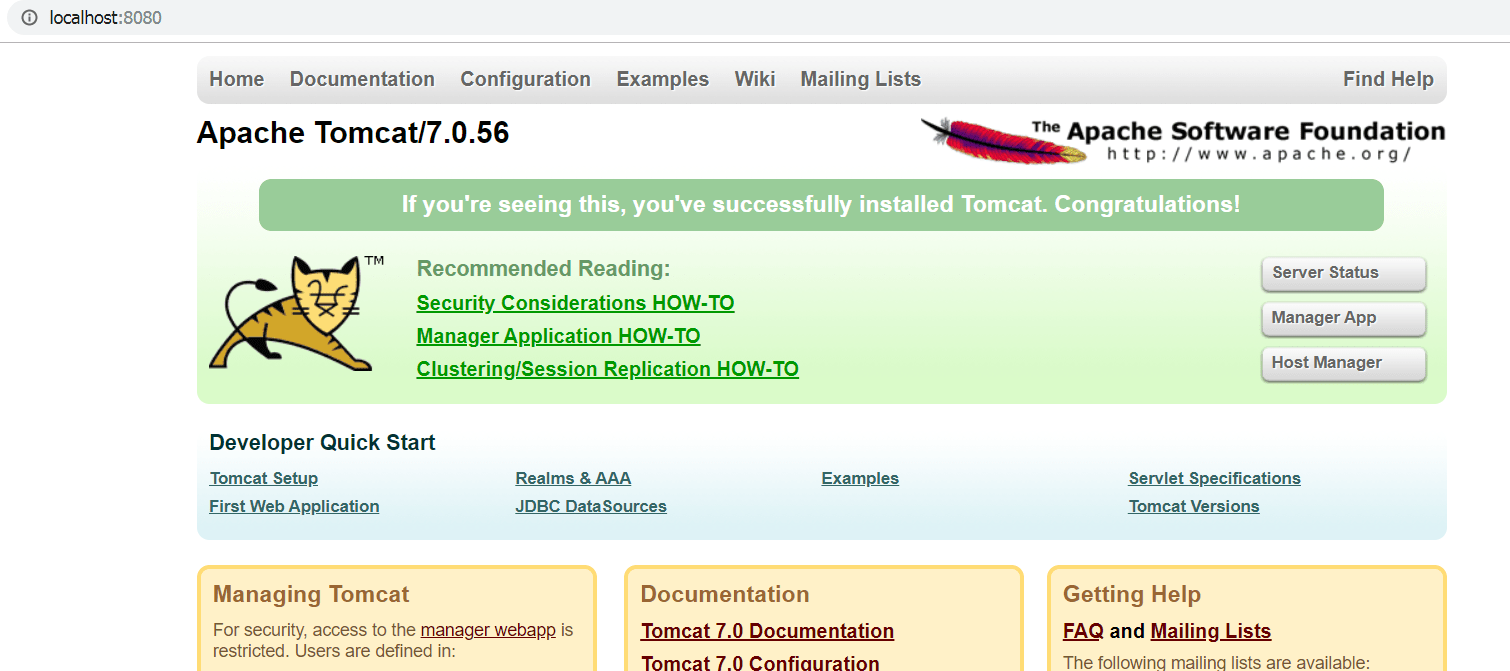 java How to change tomcat home page to my application home page