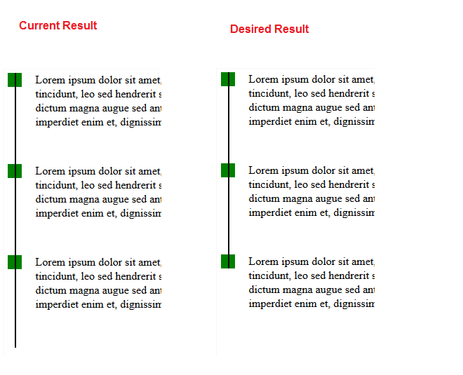 html Vertical line between divs Stack Overflow
