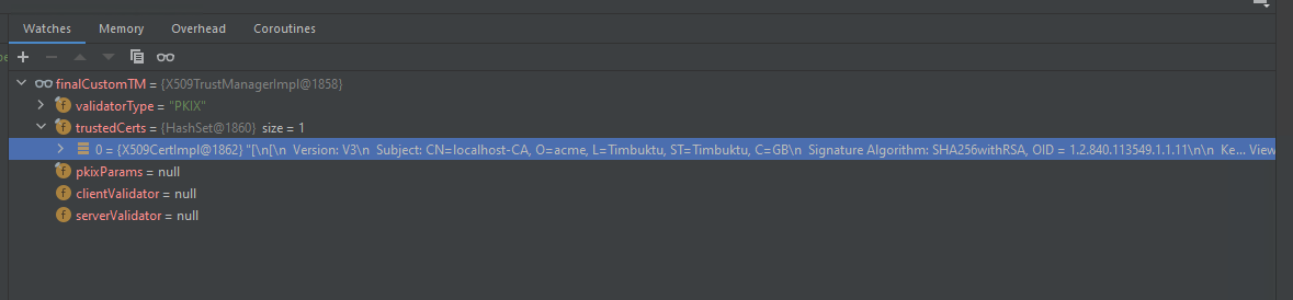 security Java SSLHandshakeException from Path does not chain with any