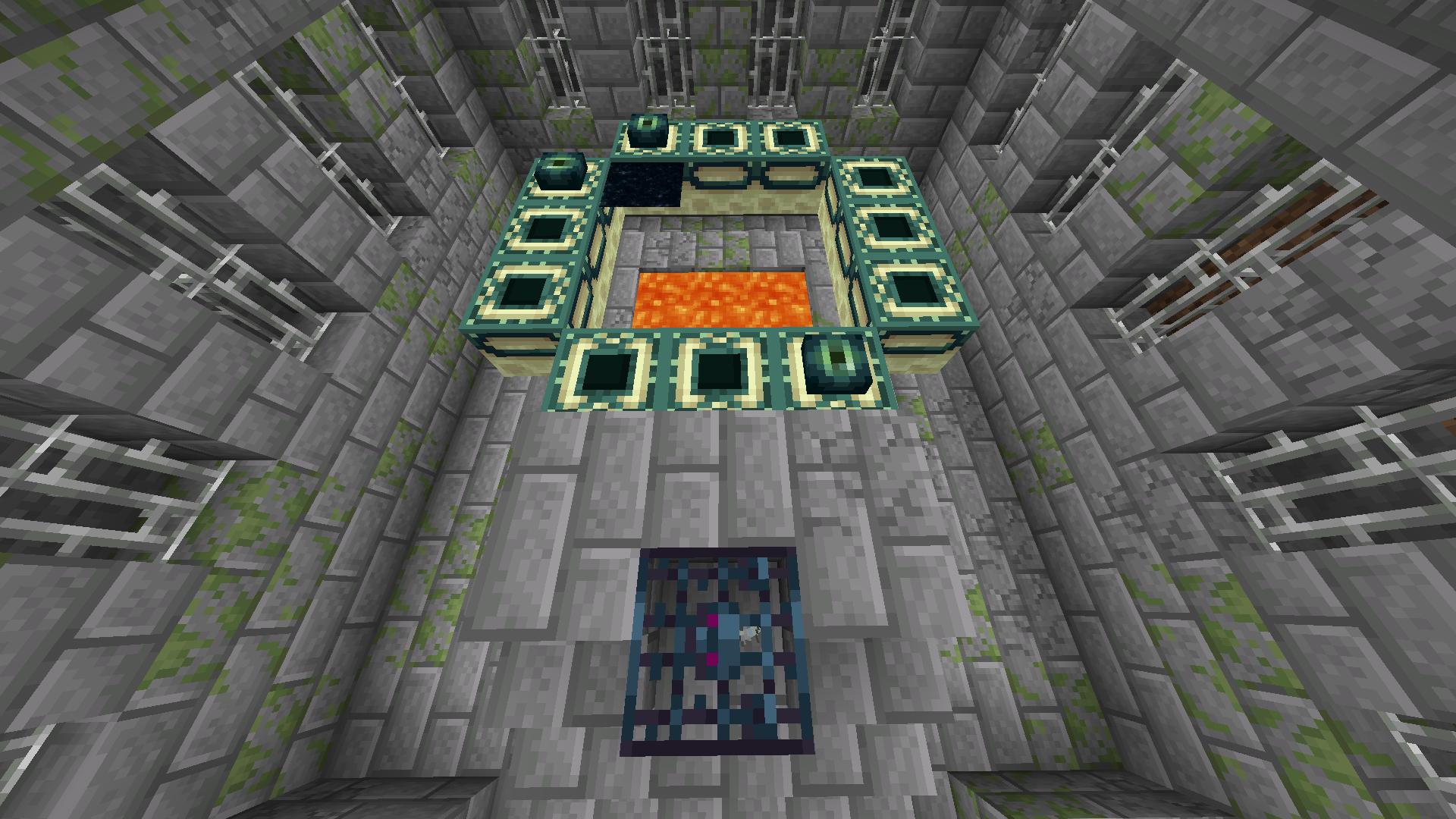 minecraft java edition How likely is it for an end portal to already
