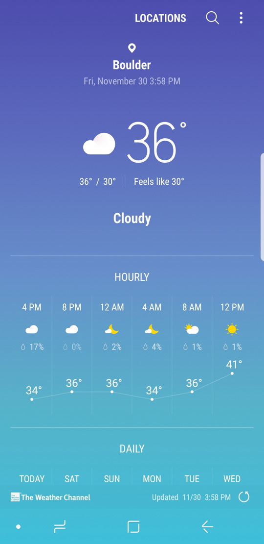 python How can I get the hourly weather from