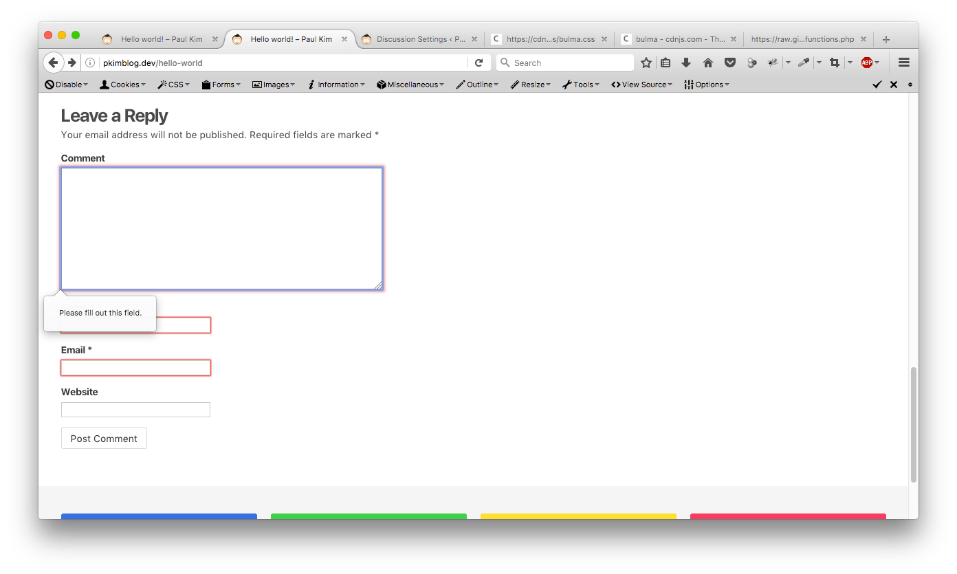 Why does `add_theme_support( 'html5', array( )` disable