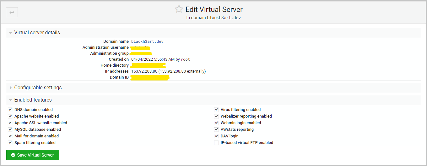 How to deploy website on NGINX Hostinger VPS Ubuntu 18.04 64bit with Webmin/Virtualmin/LAMP