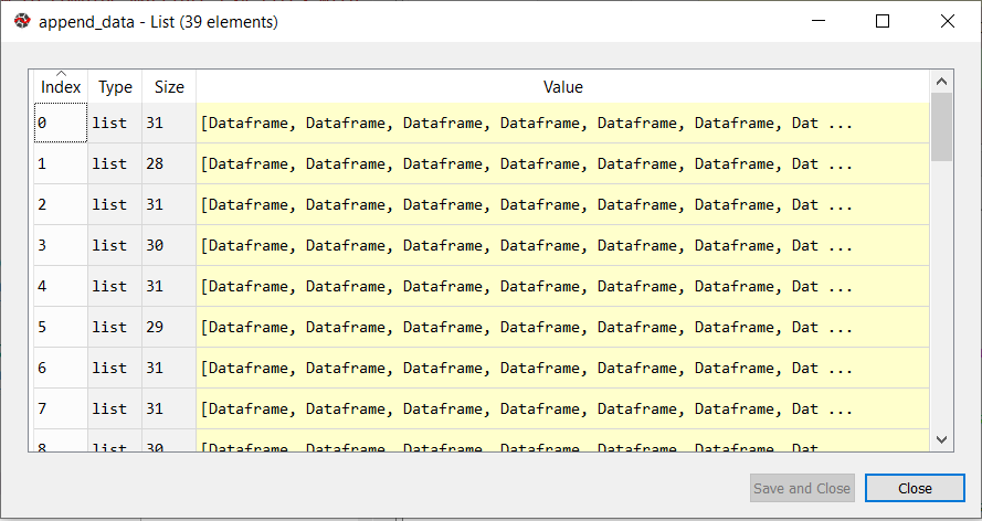 pandas Python Dataframe list of lists of dataframes into a single dataframe Stack Overflow