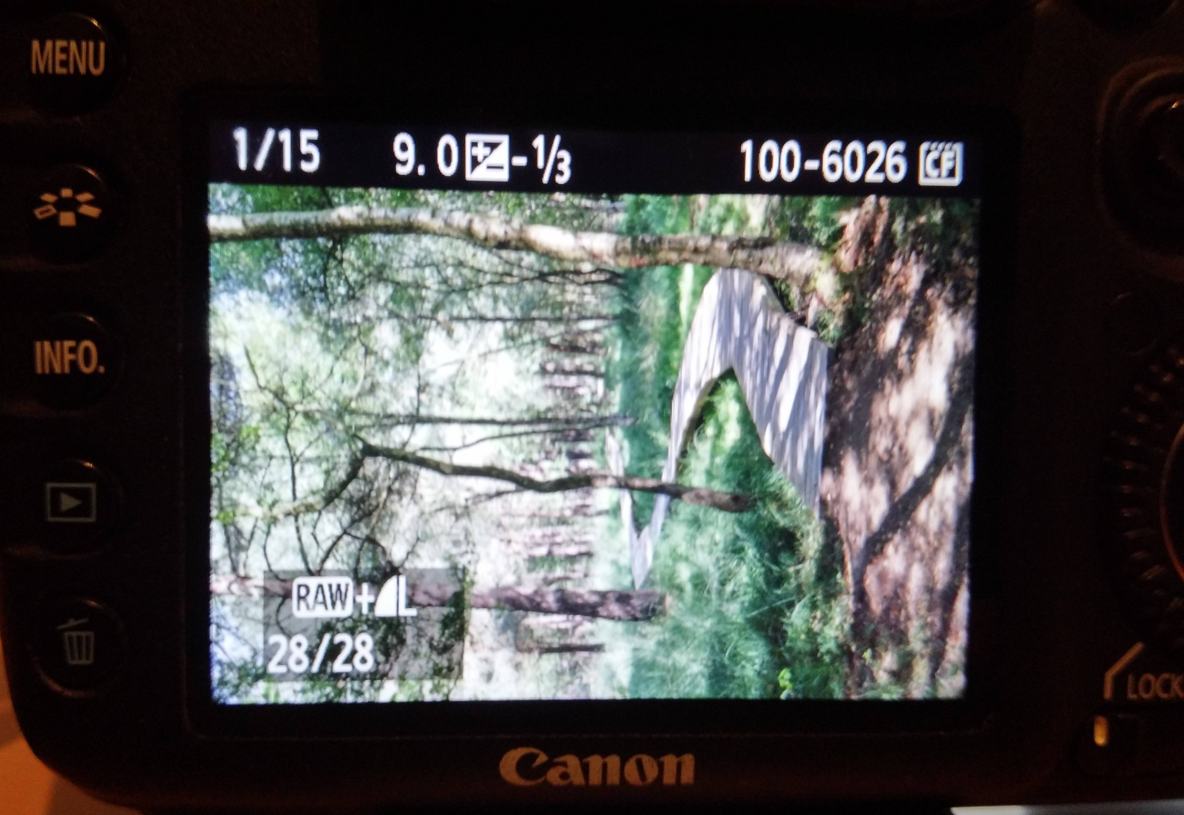 camera settings Why does my Canon Rebel's LCD viewer show a reduced
