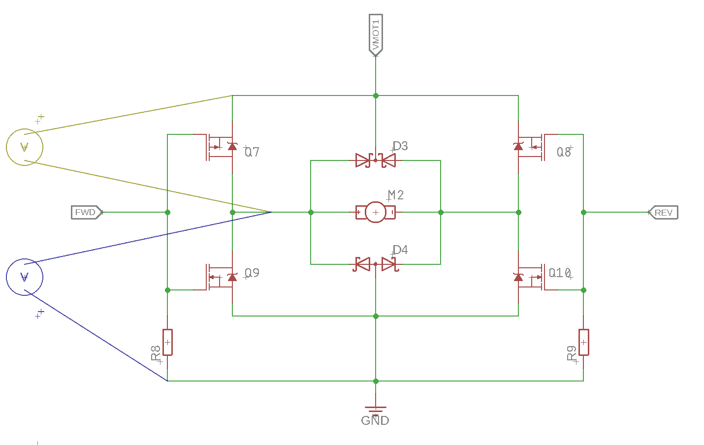 mosfet Freewheel diodes and shootthrough prevention required on this
