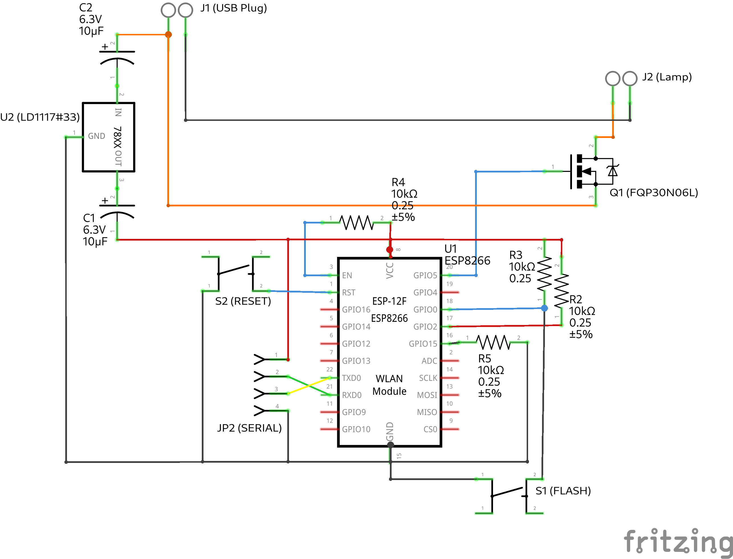 MOSFET + voltage regulator usage, pull downs, common ground, schematics