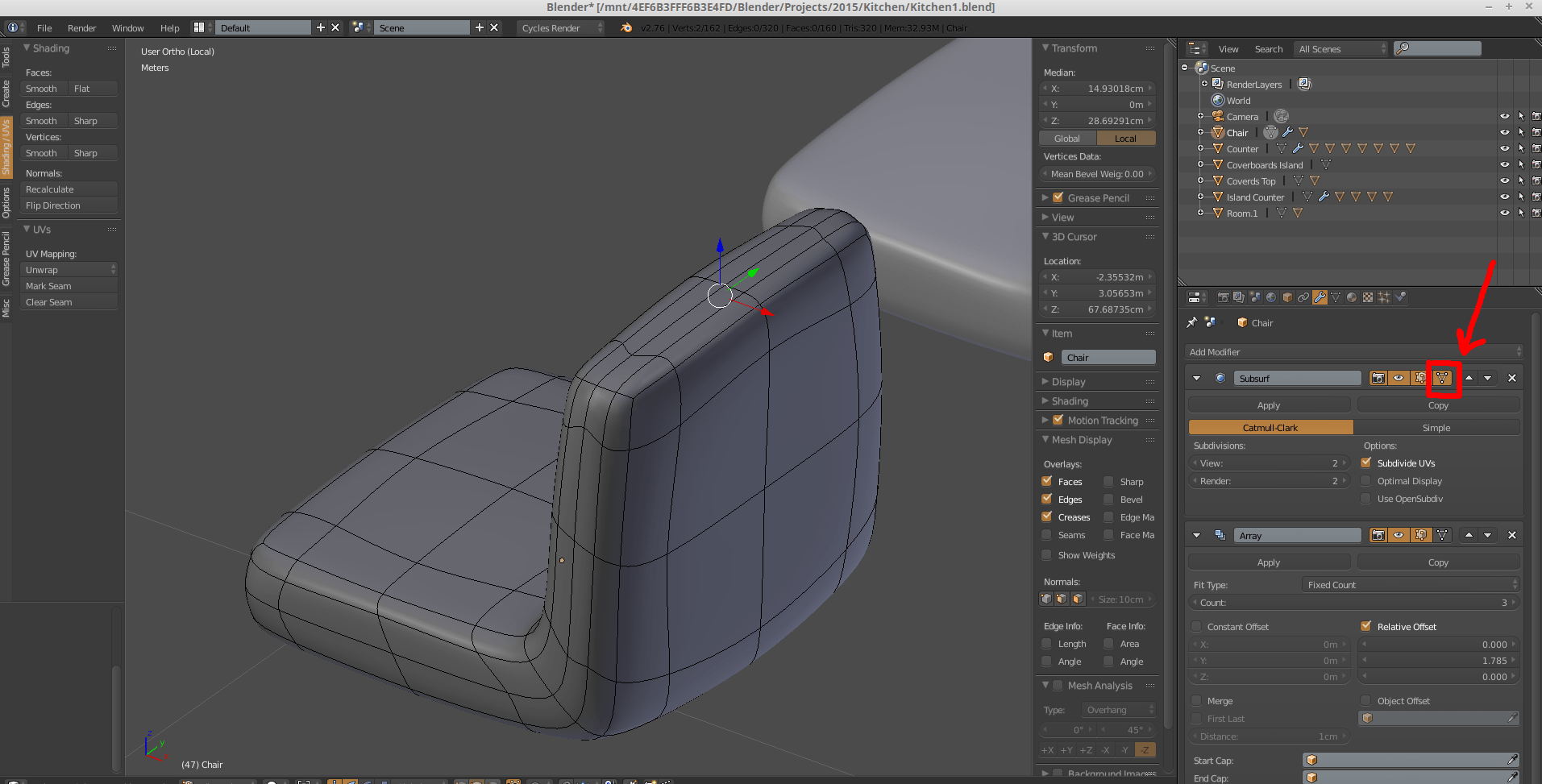 modifiers Curved lines in between vertices Blender Stack Exchange