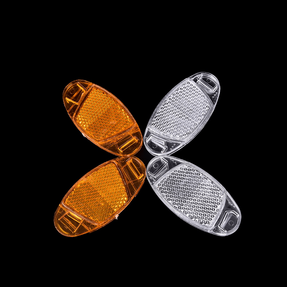 legal Color conventions for side (wheel) reflectors (yellow and white