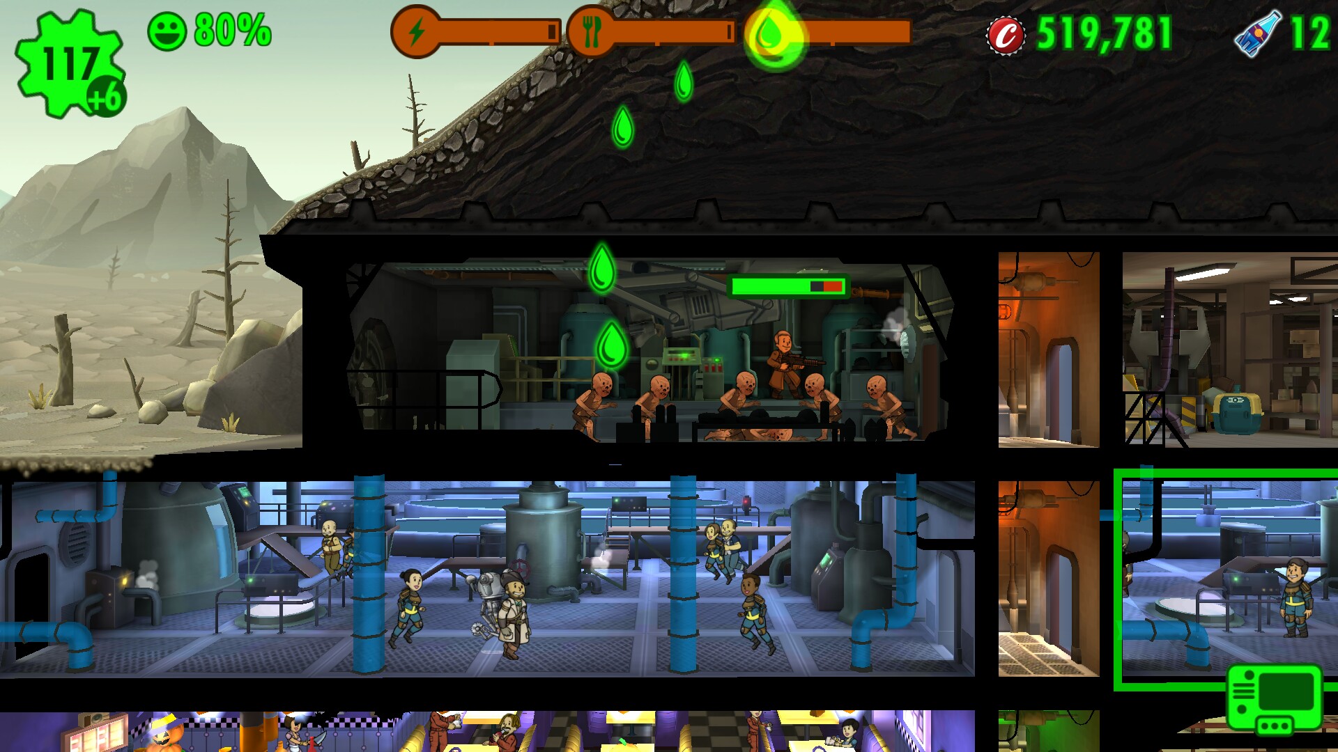 fallout shelter How are Feral Ghoul attacks possible