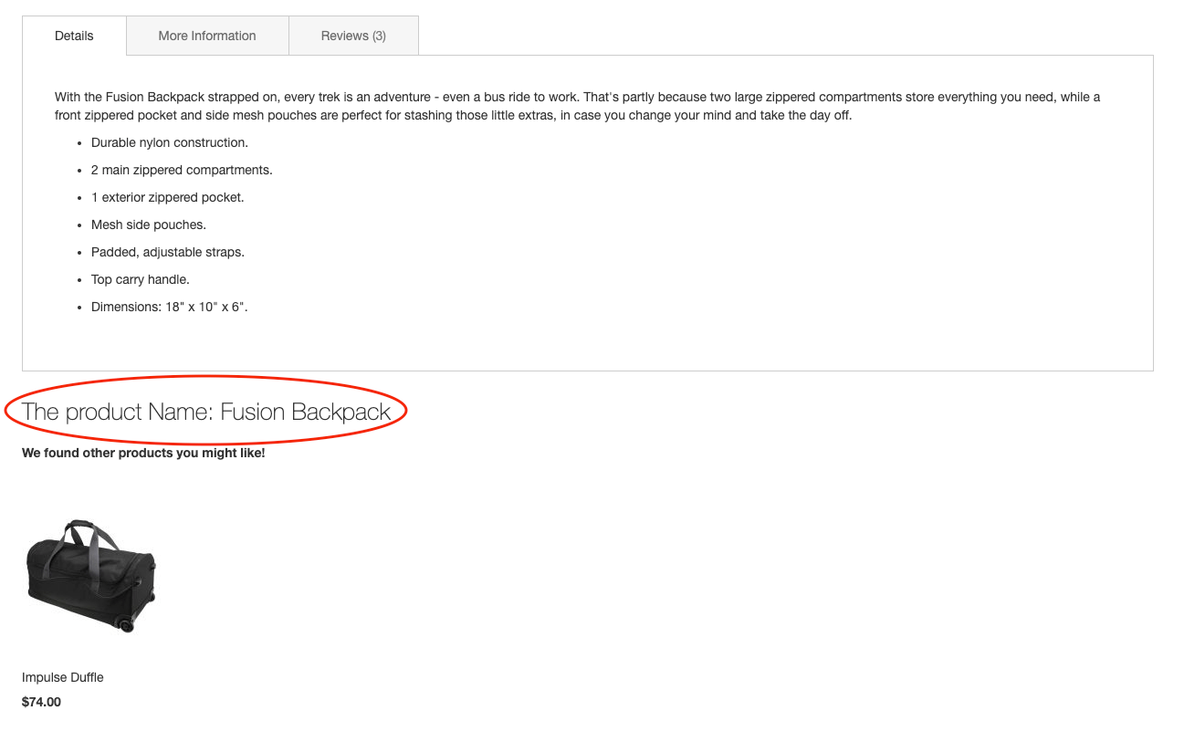 magento2 Unable to display product name in catalog_product_view.xml