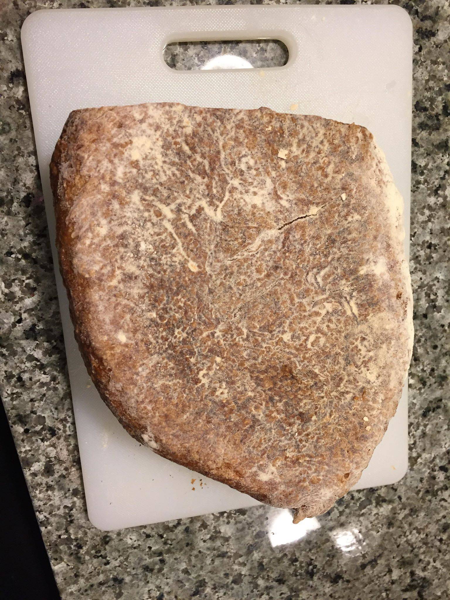 storage How to tell apart mold and flour on sourdough bread