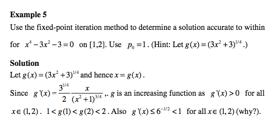 Fixed point iteration method calculator
