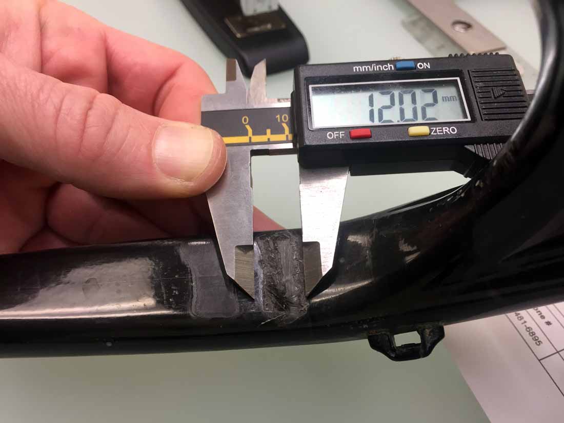 repair Carbon fiber fork scratched. Paint over or replace? Bicycles