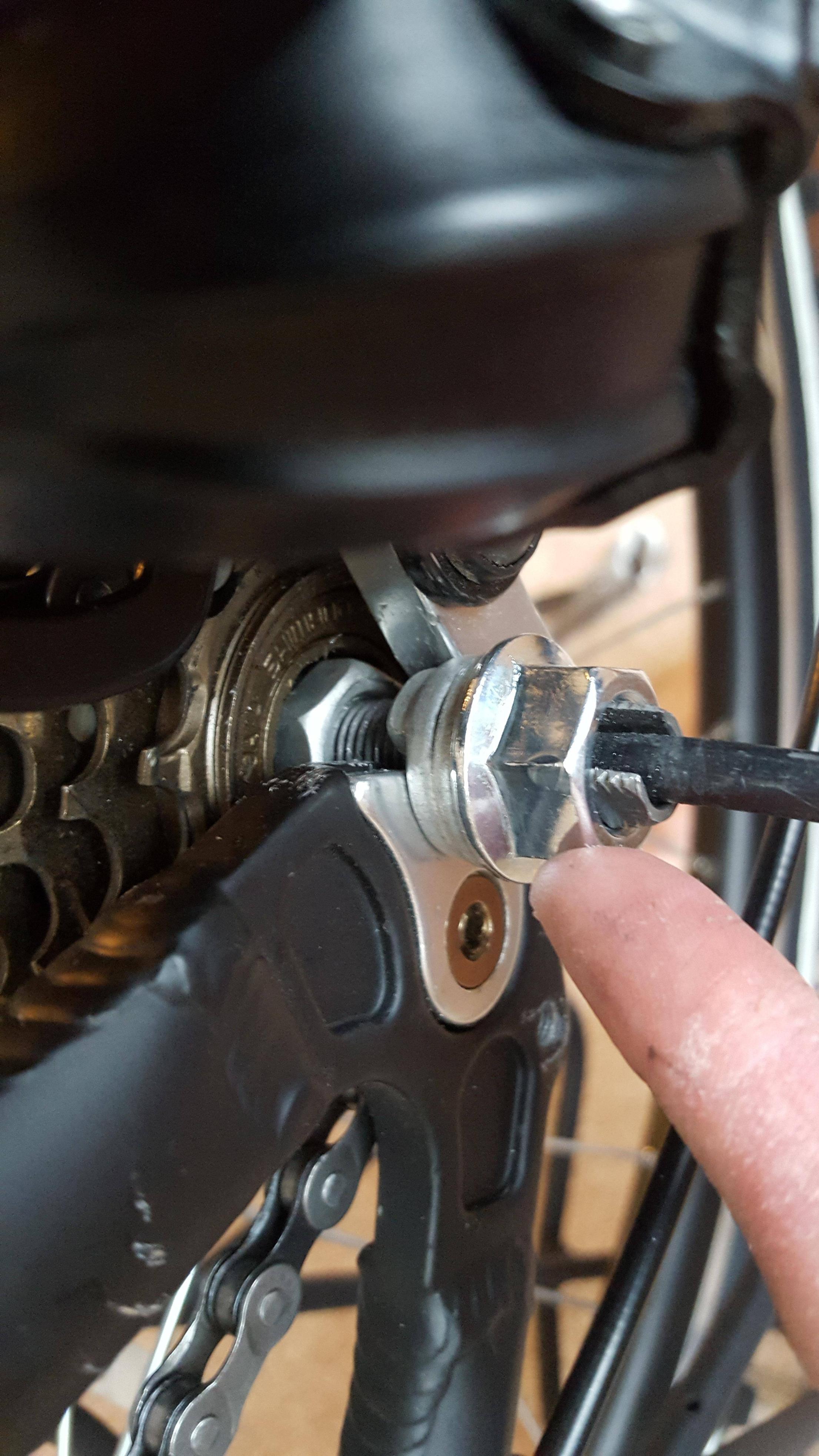 Rear wheel won't move or keeps falling off Bicycles Stack Exchange