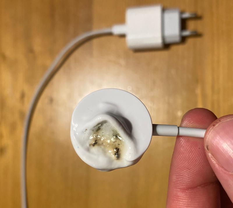 apple Did my wireless charger melt because of another wireless