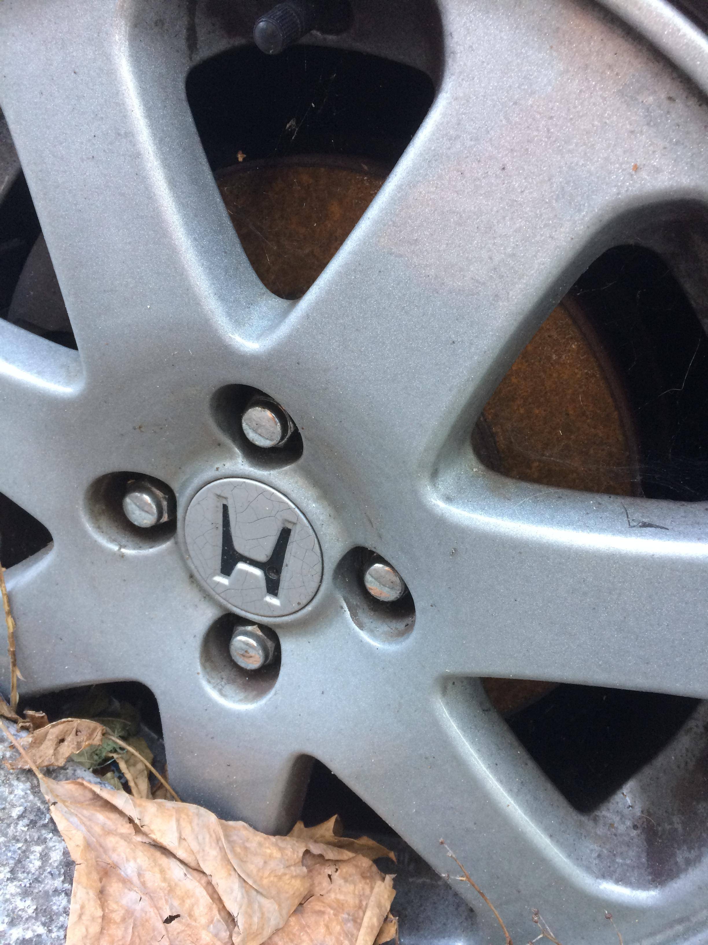 What’s this orange stuff on brake disc? Motor Vehicle Maintenance