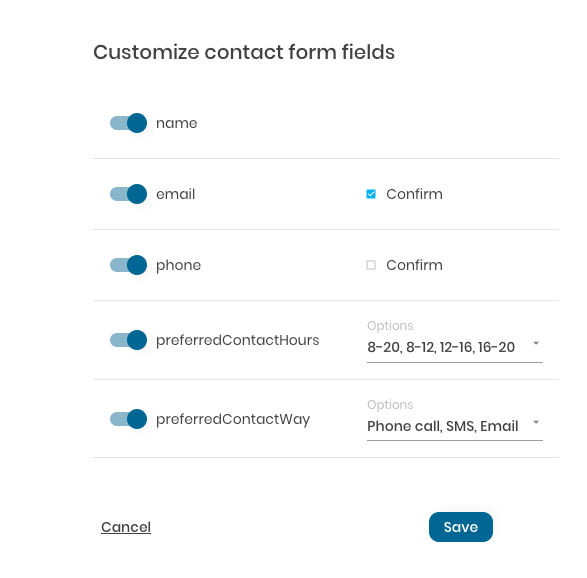 reactjs How to make some values default vaslues and enable and other