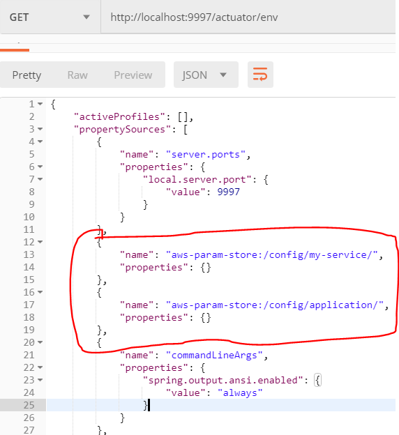 java Why Integrating Spring Cloud application with the AWS Parameter