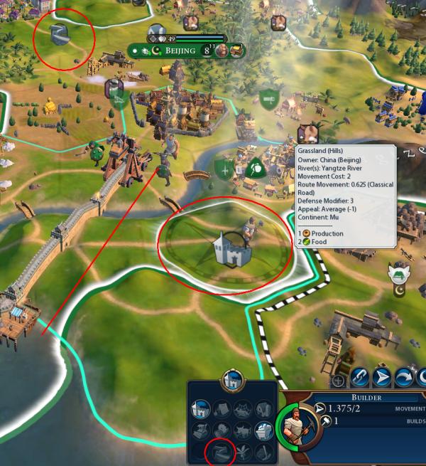 civilization 6 gathering storm Why can't I build Great Wall on this
