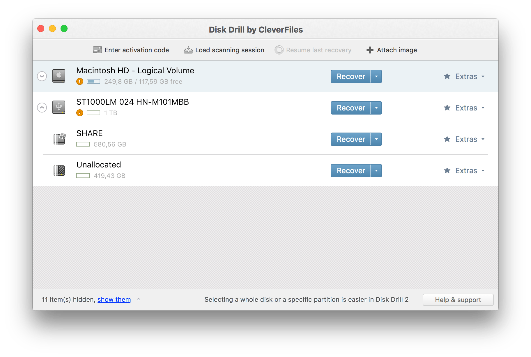 Time Machine Partition gone from external hard drive, can't repartition
