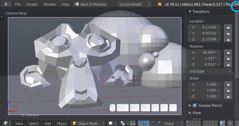 interface - How to flip camera view? - Blender Stack Exchange