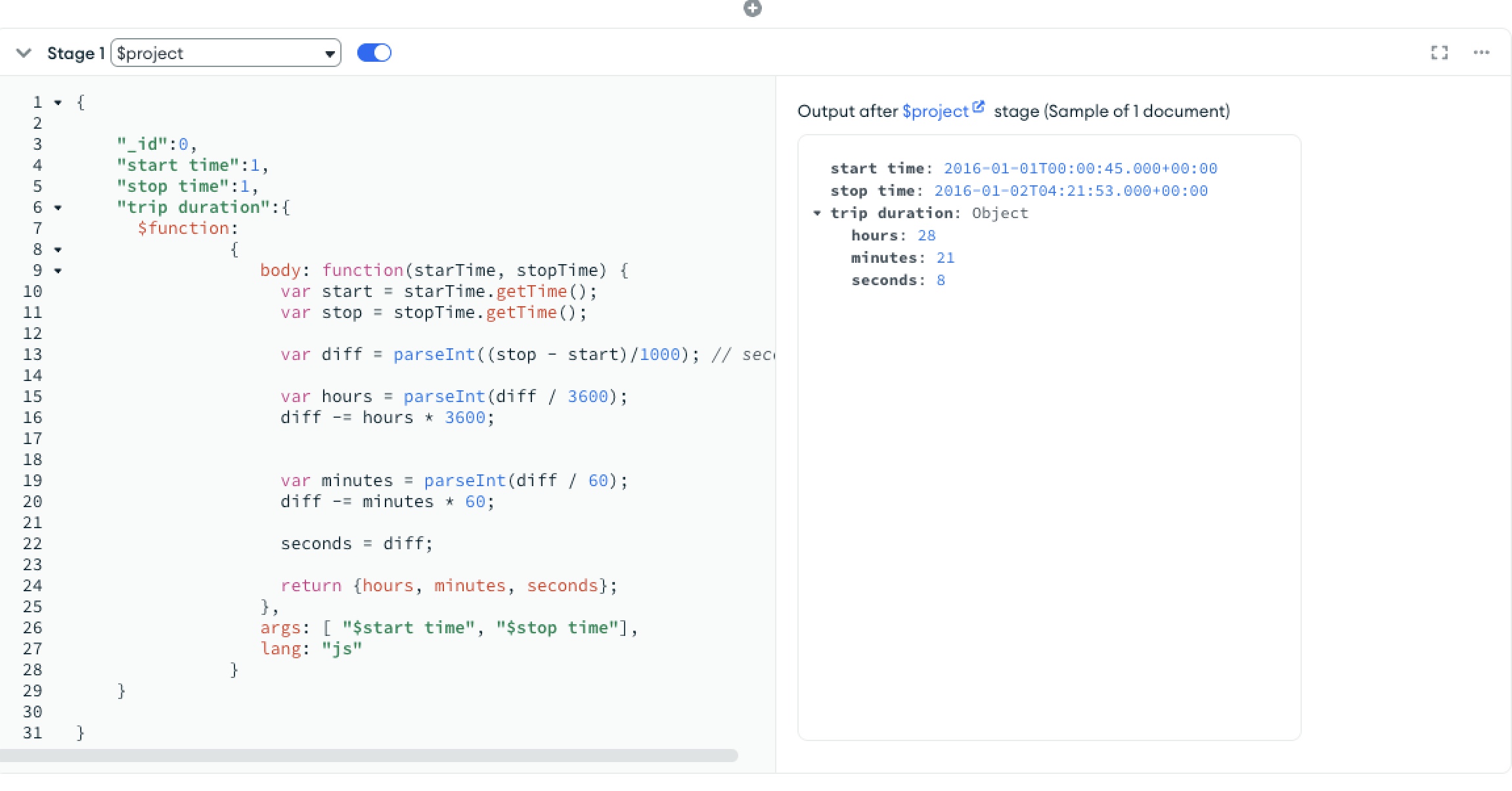 Mongodb subtract difference between 2 dates is in ms? Stack Overflow
