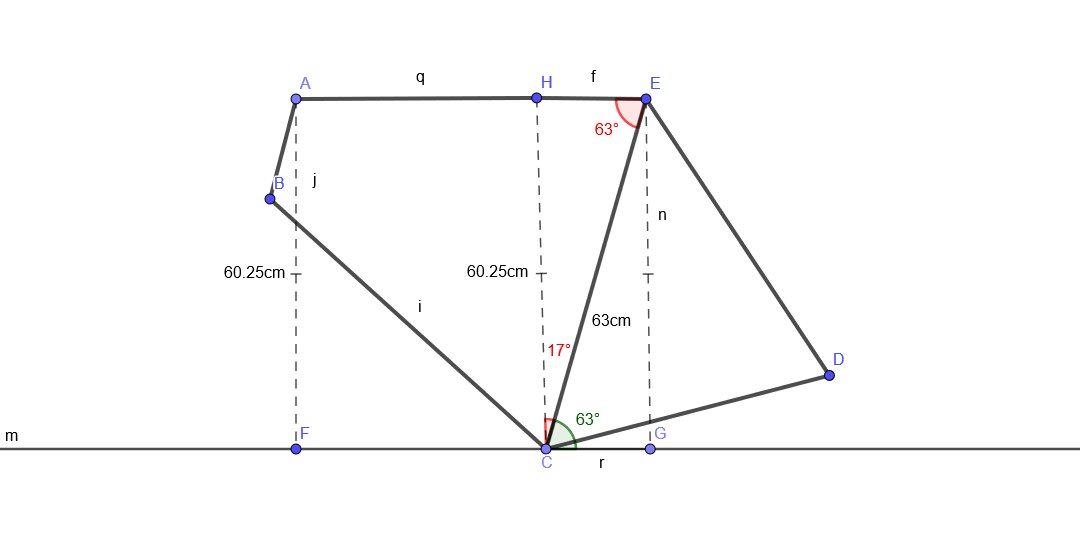 math Calculate frame stack and reach Bicycles Stack Exchange