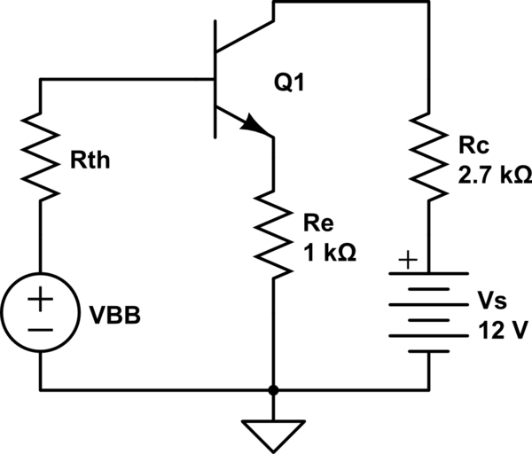 Voltage divider bias (BJT) leads to a huge voltage drop