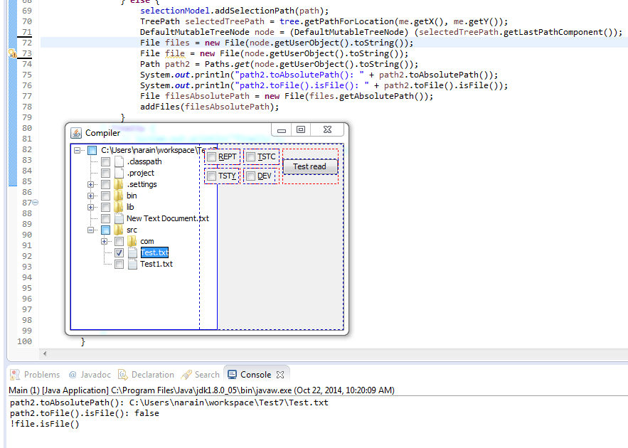Java File.isFile() returns false, but it is a file Stack Overflow