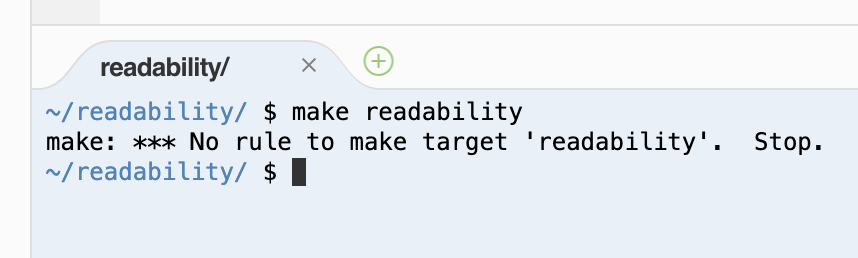 compilation error Can't compile readability in cs50 IDE CS50 Stack
