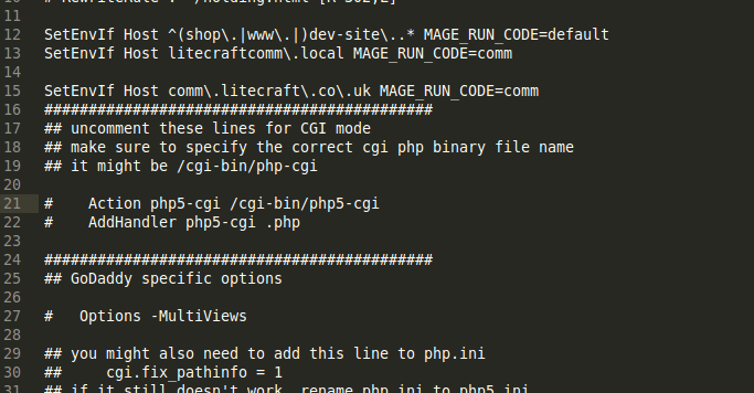 Magento PHPFPM cannot set Mage_Run_Code Stack Overflow