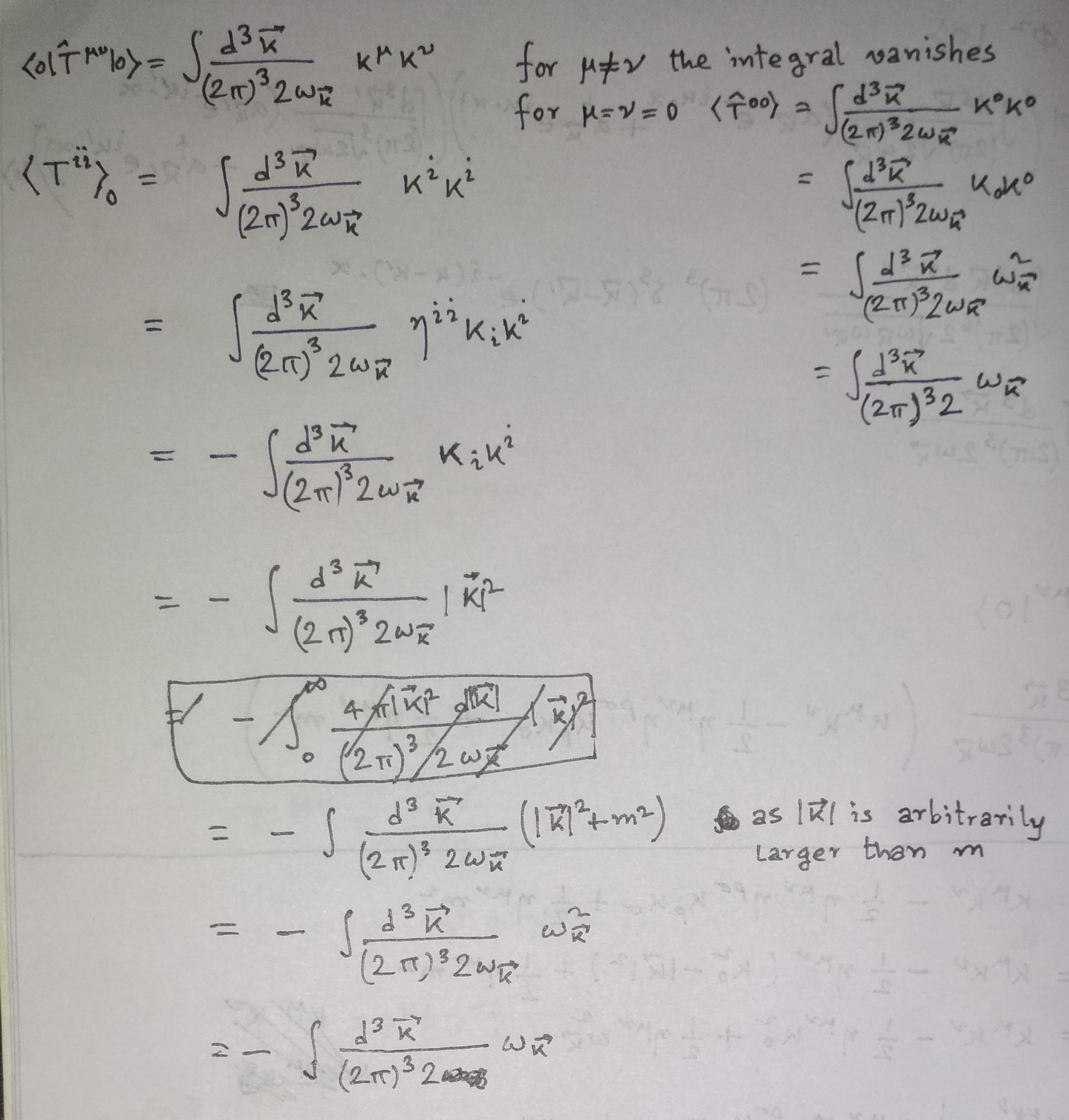 general relativity How to calculate the vacuum expectation value of