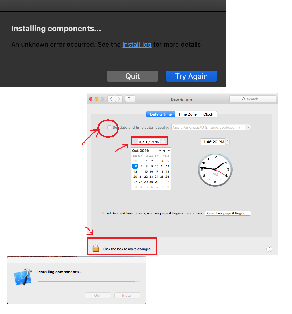 xcode4 Error during Xcode Component Installation Stack Overflow