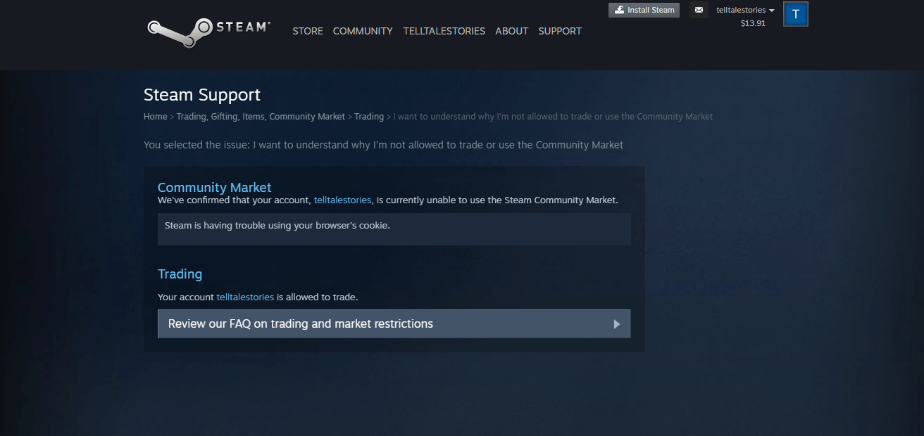 Cannot receive my item ingame, because Steam client won't connect Arqade