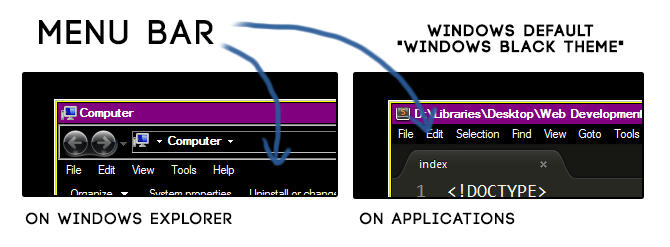 windows 7 Change the Color of Menu Bar while using Aero Theme Super