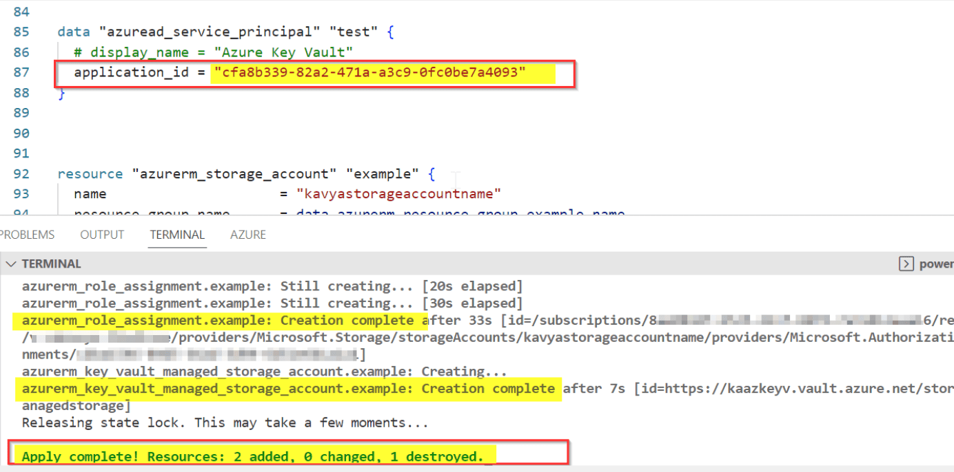 Automate with terraform the rotation of the specific secret stored in