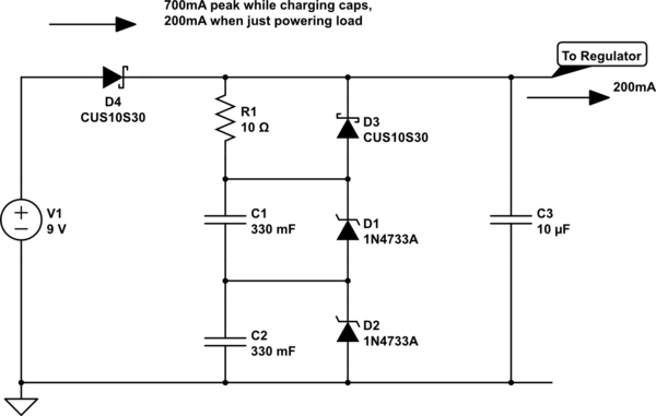 supercapacitor Calculating the right size for super capacitor