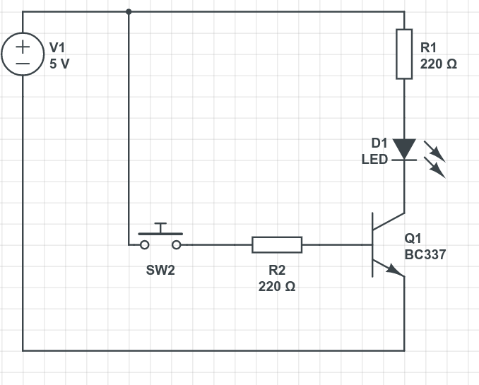 Electronic How to `chain` transistors so that the first transistor