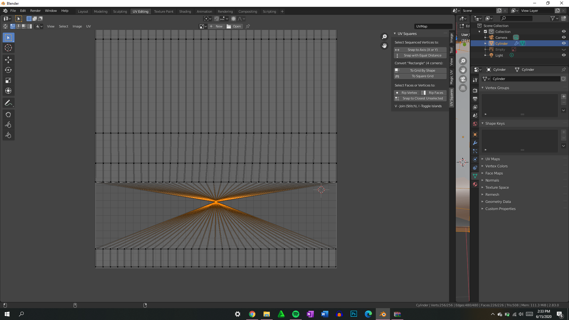 uv problem in welding vertices, a beginner Blender Stack Exchange